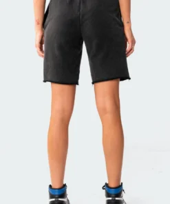 7041_black-washed Nuli Basic Washed Shorts Pants