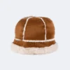 ACC0226_BROWN Faux Shearling Hat Accessories