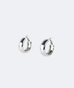 ACC0268_SILVER New In Lux Wide Hoop Earrings