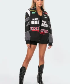 3004_black Rally Patch Jacket