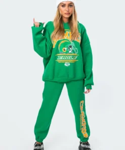 1049_green Tops La Champion Oversized Hoodie