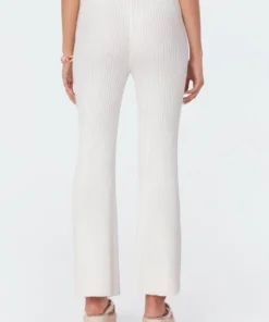 3099_cream Kyra Knitted Flared Pants