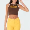 S11397_brown Fallen Angel Tank Top
