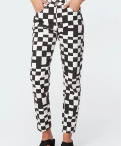 S11423_mix Pants Pixel Check Jeans