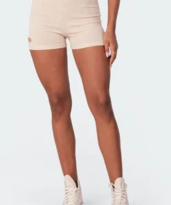S11464_beige Pants Track Star Shorts
