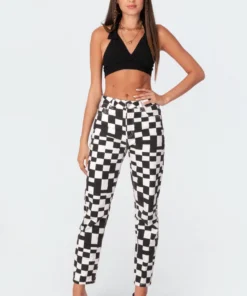 S11414_black Jerry Ribbed Open-Back Crop Top