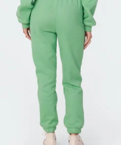 1092-1_green Life's Too Short Basic Sweatpants