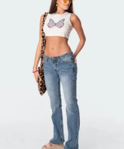 S11139_white Flutter By Crop Top Tops