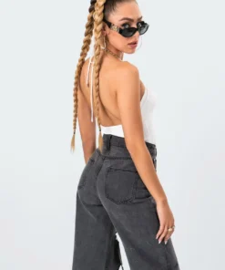 2007_white Farah Adjustable Bodysuit Tops