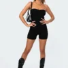 3015_black Sweetheart Ribbed Jumpsuit