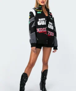 3004_black Rally Patch Jacket
