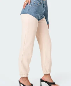 1039_beige Chappy Jean Joggers